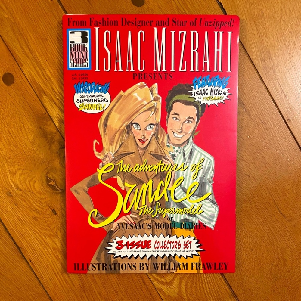 Isaac Mizrahi graphic novel and paper doll set